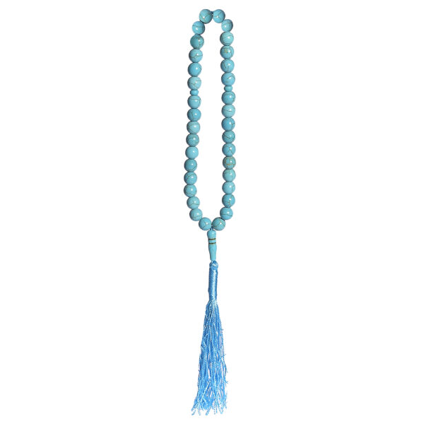 伊斯兰工业绿松石念珠 —— 33颗祈祷珠 Tasbih