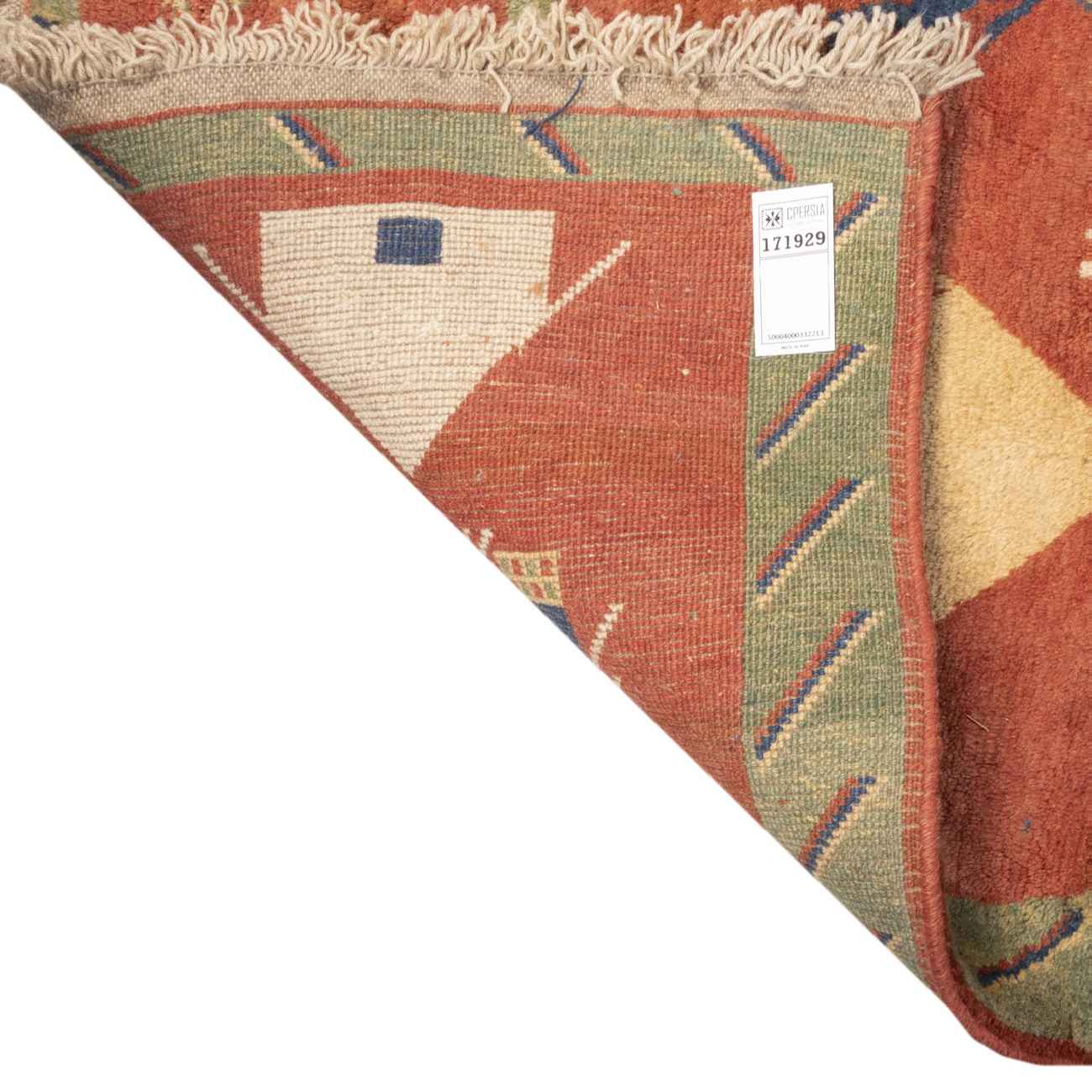 波斯加贝毯羊毛地毯 手工编织于法尔斯 Kashkuli 红色