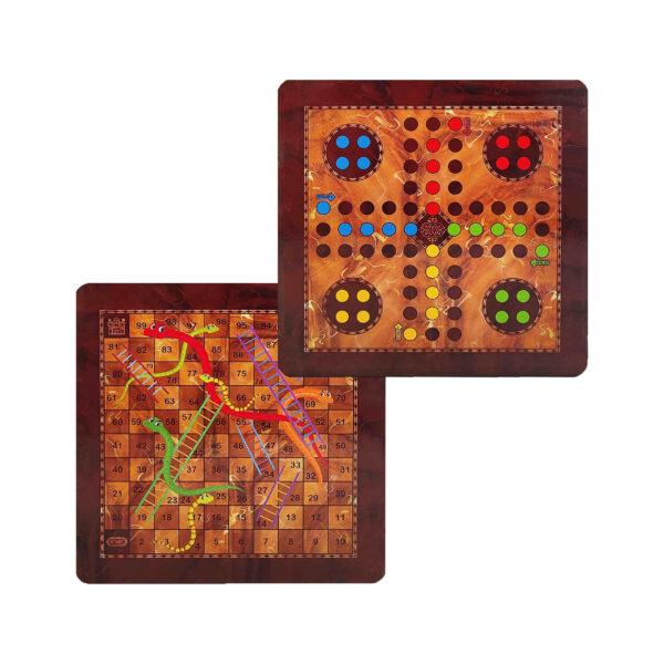 “别生气”游戏（Ludo）– 经典家庭棋盘游戏，双面