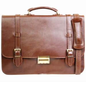 男款波斯天然皮革公文包 – Bob款
