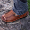 Thumbnail 6: 男款天然皮革登山凉鞋，款式Ahvaz