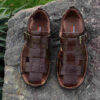 Thumbnail 6: 男款天然皮革登山凉鞋，款式Thunder