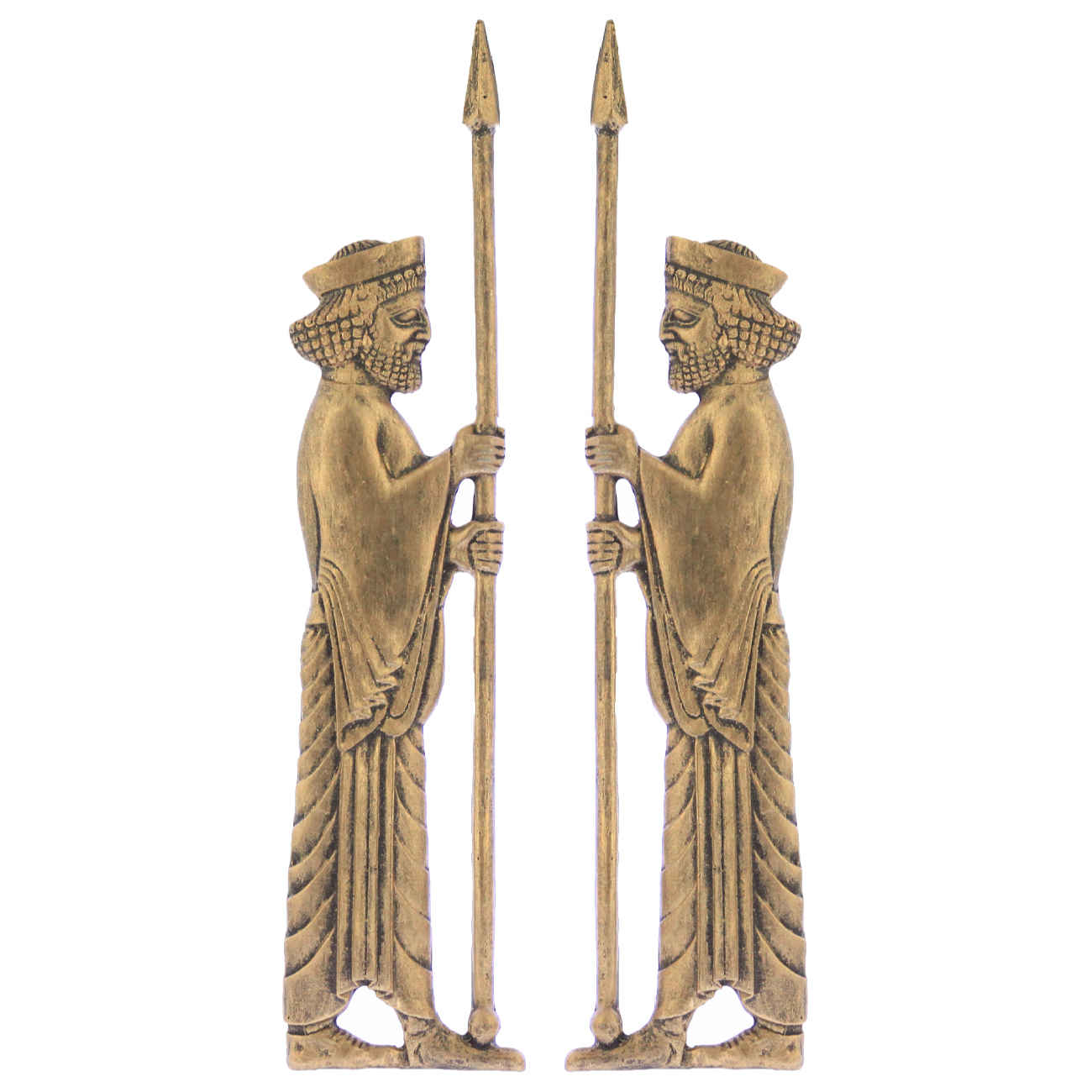 Main image of 波斯阿契美尼德士兵雕像 两件套