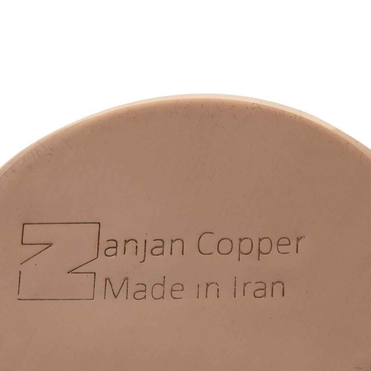 波斯铜杯 – 手工带把手冷饮杯 – 击打Atefeh款