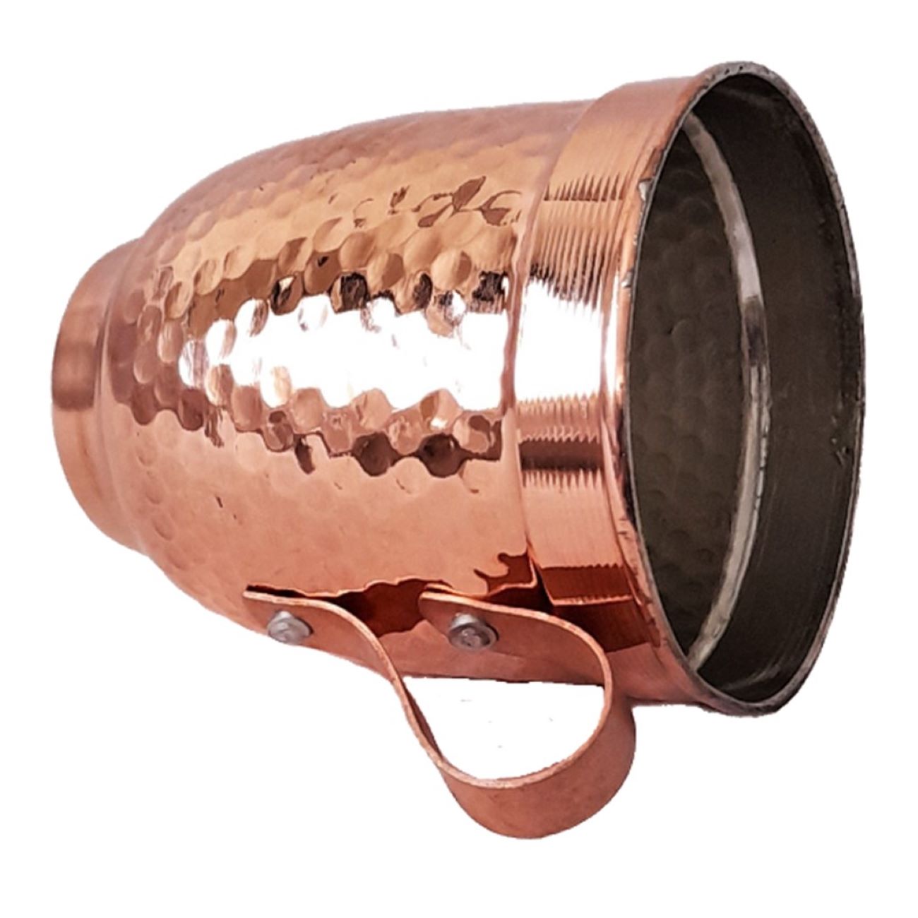 波斯铜杯 – 手工带把手冷饮杯 – 击打款