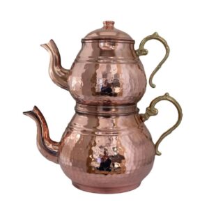 波斯铜双层茶壶 耐用锤纹 Kosar