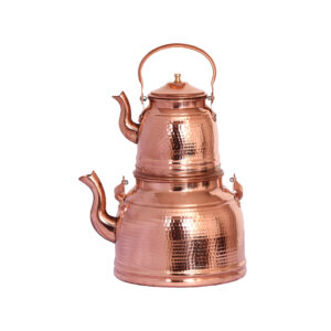 波斯铜双层茶壶 手工锤纹 Arya