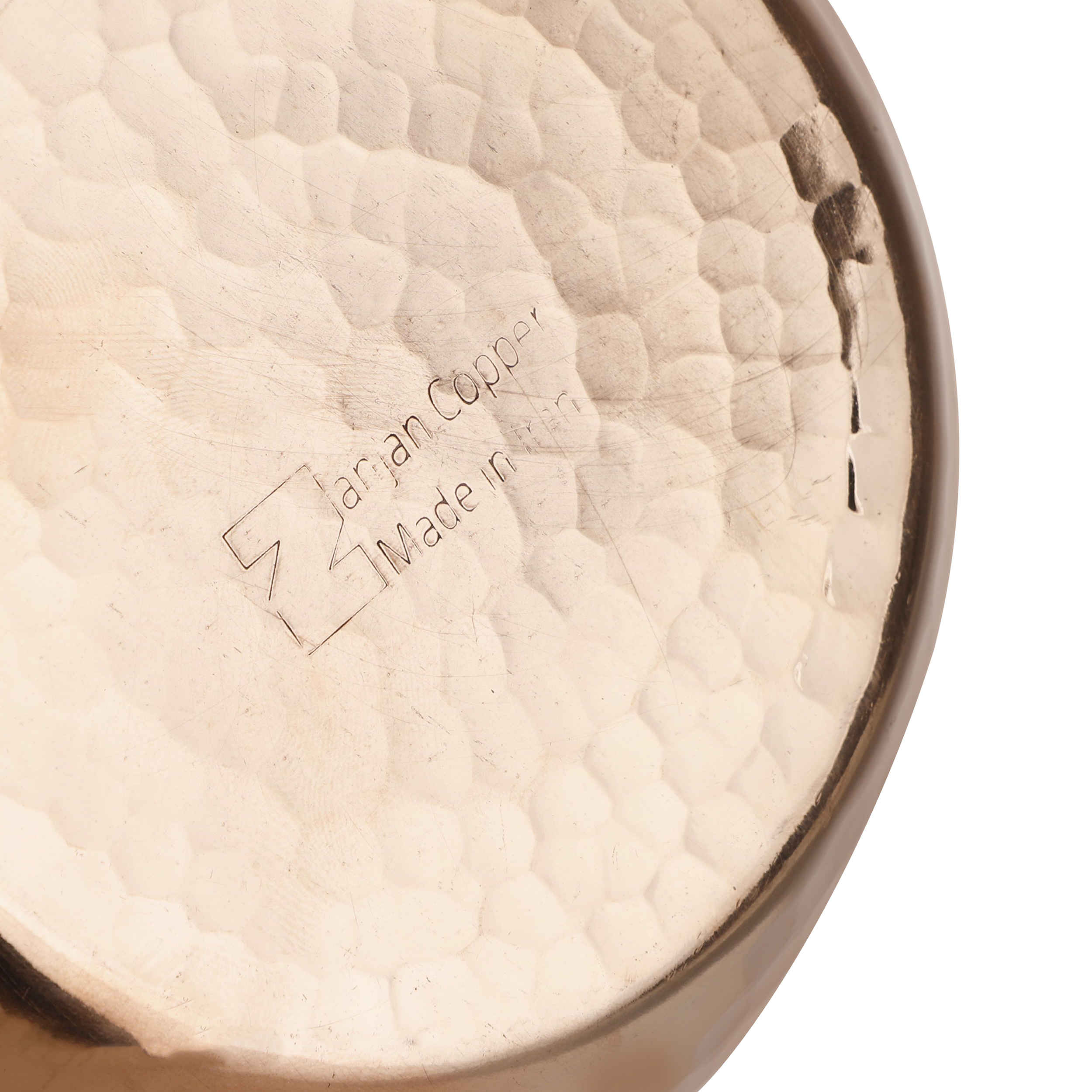 波斯锤纹手工铜搅拌碗 – Kiarash