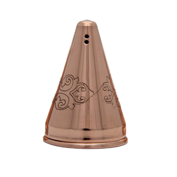 波斯铜盐和胡椒罐 – 锤制Derafsh款2件套