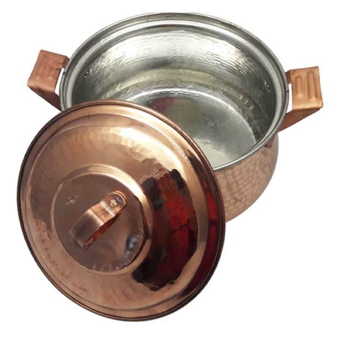 波斯铜汤锅 – 传统锤纹烹饪型号 Hamoon
