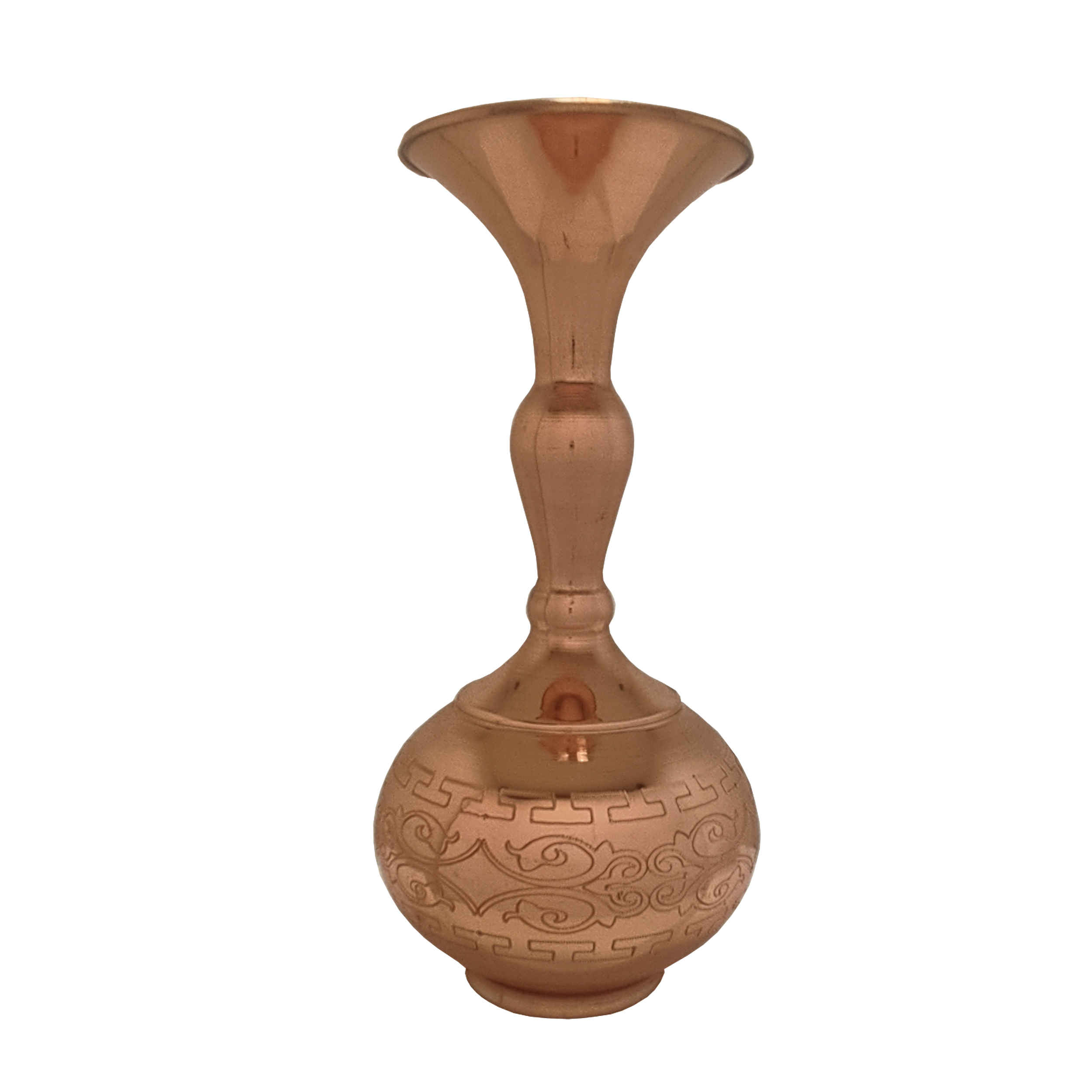 Main image of 装饰波斯锤纹铜花瓶 – 手工制作