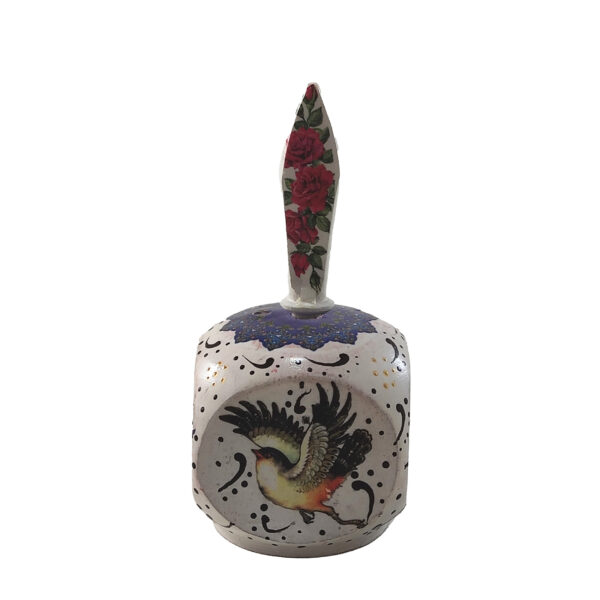 木制波斯 Surma Dani 容器，传统款，用于存放眼影粉（x2）