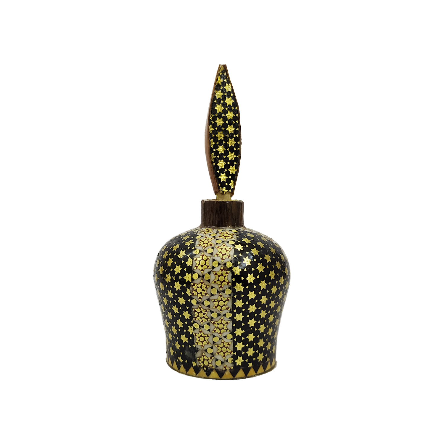 Main image of 木制波斯 Surma Dani 容器，Khatamkari 镶嵌设计