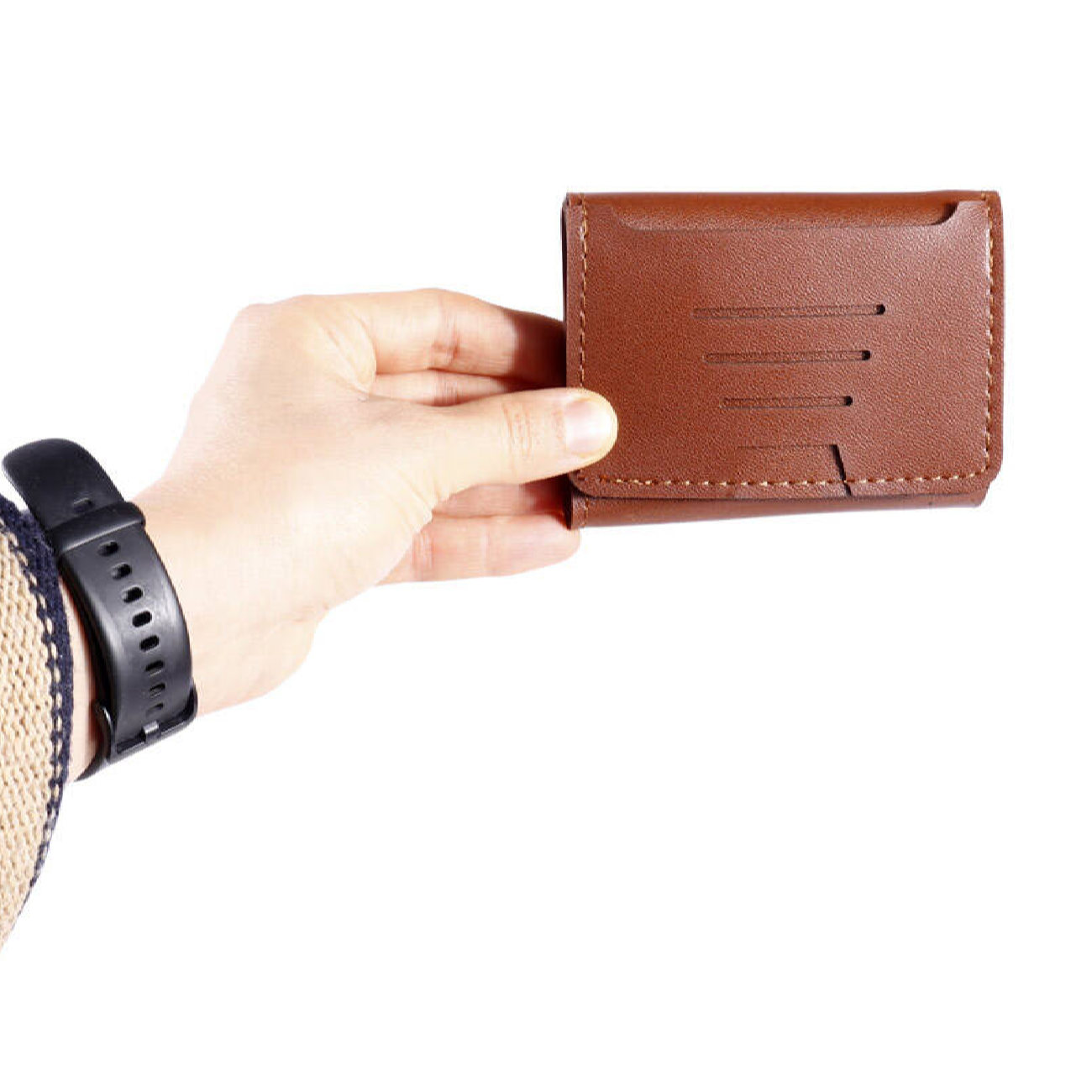 手工波斯皮革三折钱包 – Folding款