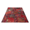 Thumbnail 5: 复古波斯手工结拼花地毯 红色
