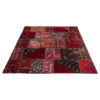 Thumbnail 4: 复古波斯手工结拼花地毯 红色