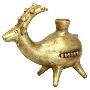 手工波斯陶瓷烛台 – 山羊设计