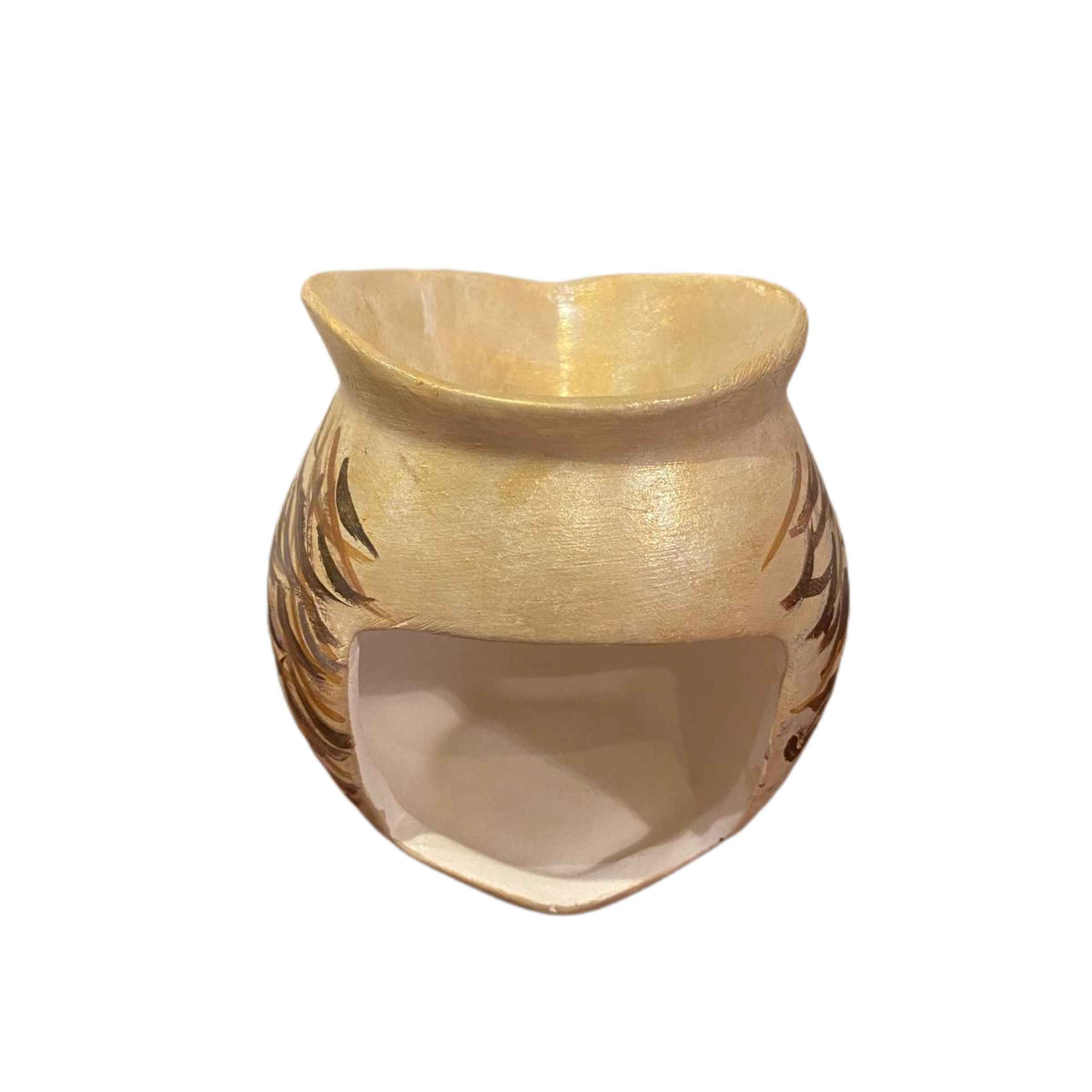 手工波斯陶瓷烛台 – 猫头鹰设计