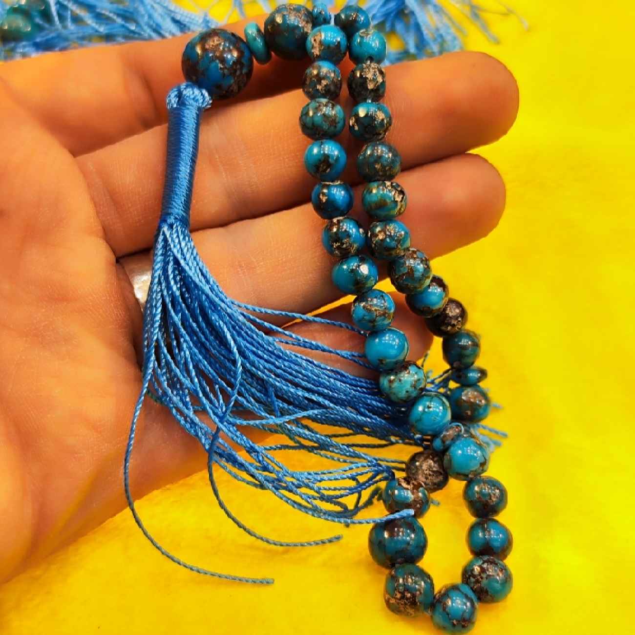 波斯尼沙布尔绿松石念珠 —— 33颗祈祷珠 Tasbih