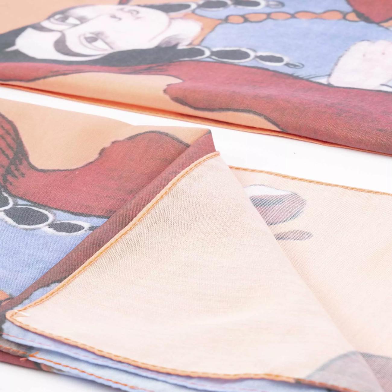 波斯披肩 – 女士 Gajar 女孩印花设计