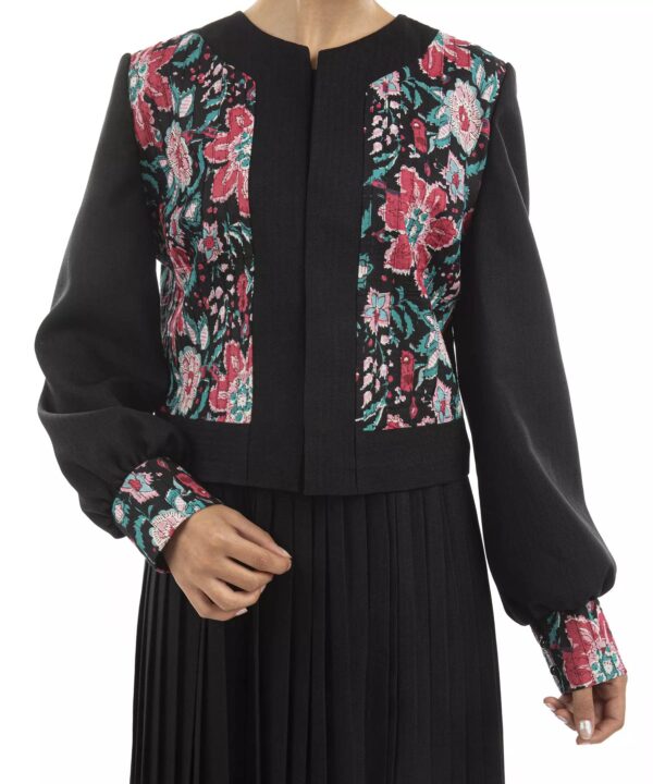 波斯女款短款曼托——花卉设计