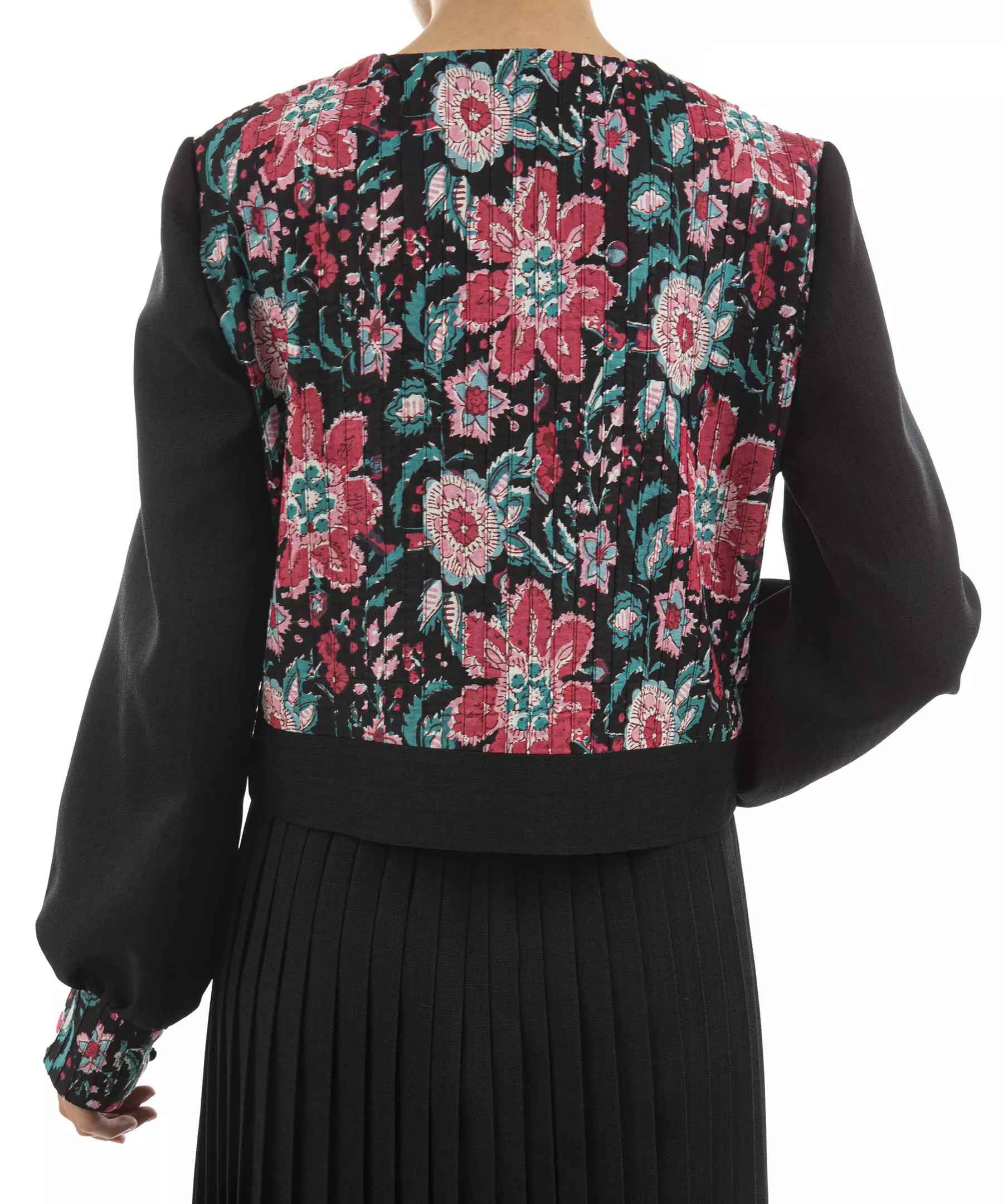 波斯女款短款曼托——花卉设计