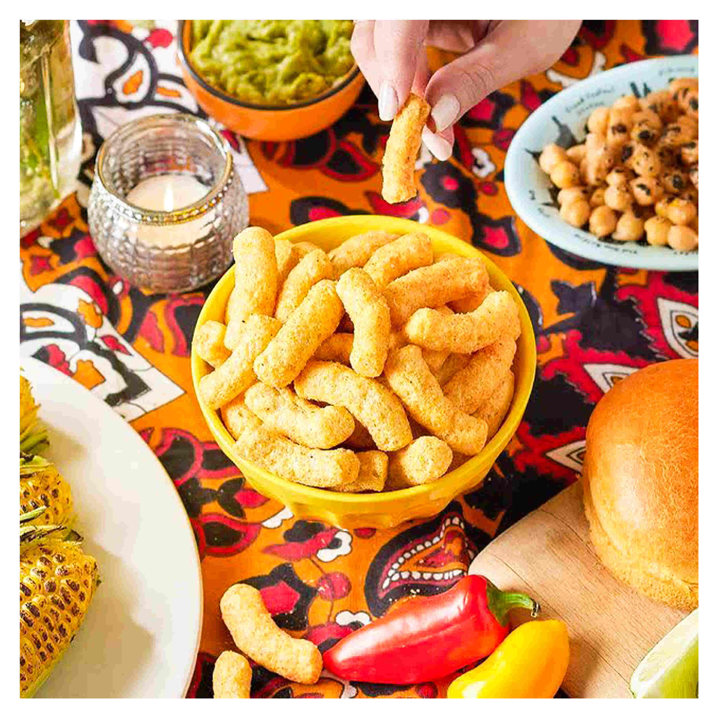 伊朗 Sooyegh – 豆类泡芙零食,洋葱香菜口味,50 克(15 包)