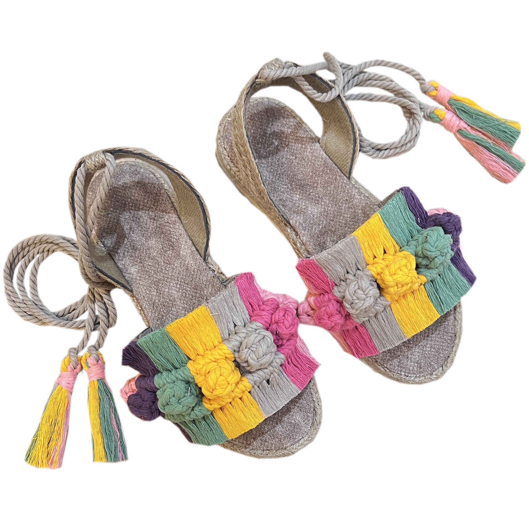 Main image of 手工编织波西米亚风格后系凉鞋，款式Adonis