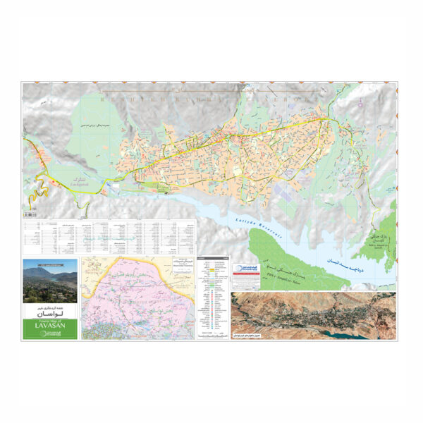 拉瓦桑旅游地图 (Naqshe-ye Gardeshgari-e Lavasan)