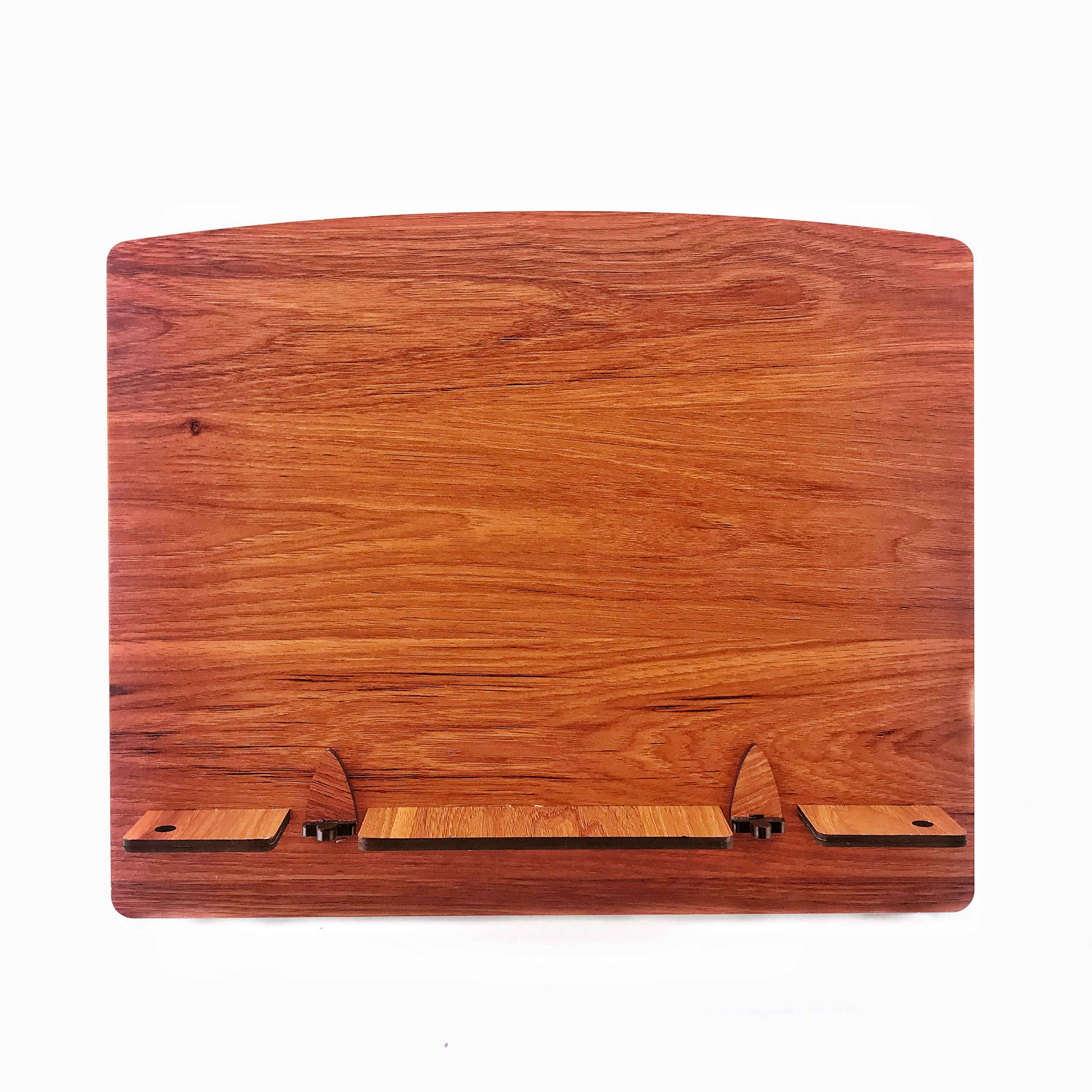 Main image of 木质书架 – 适合阅读与笔记本电脑使用