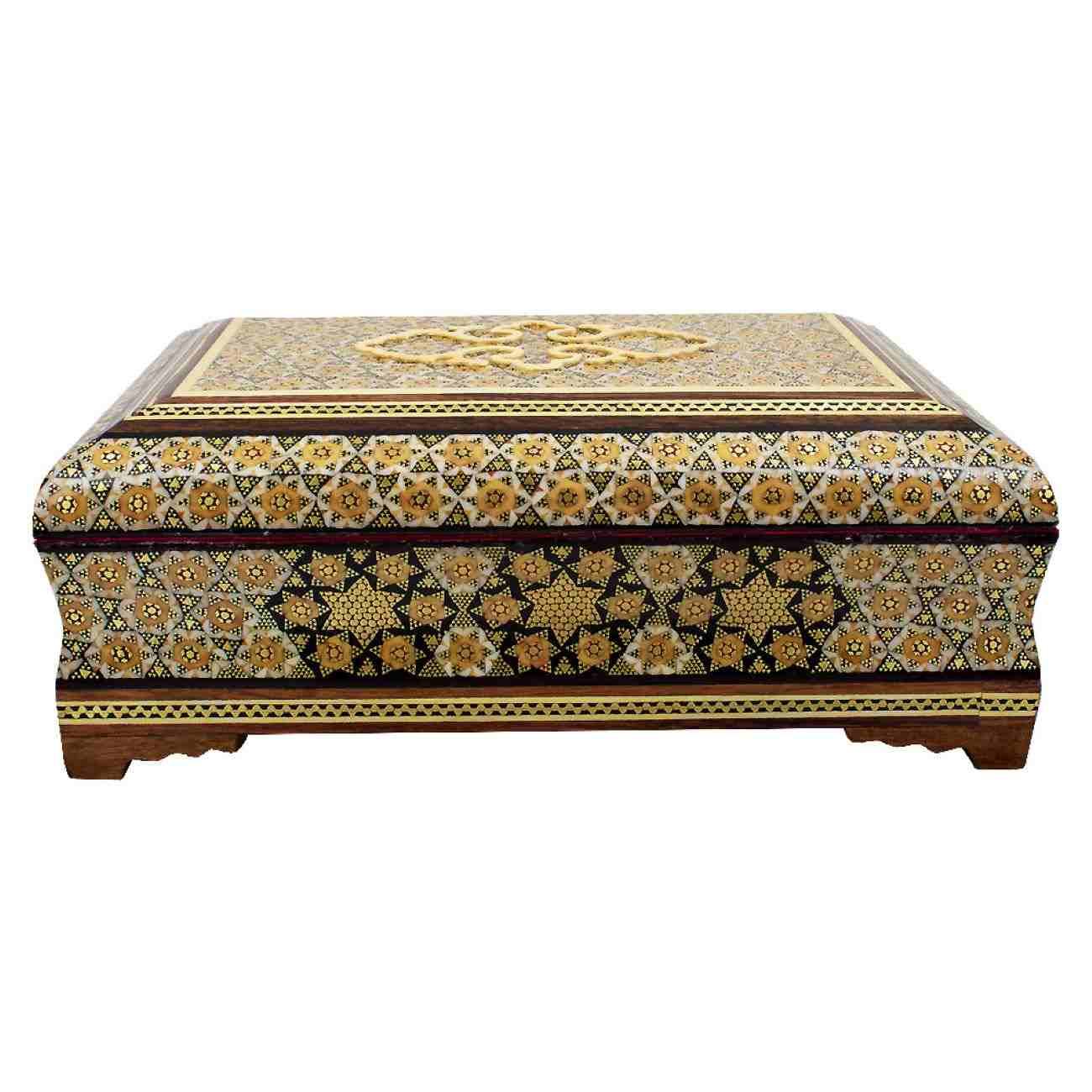 木制波斯礼品盒——手工镶嵌艺术(Khatam Kari)
