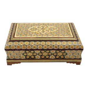 木制波斯礼品盒——手工镶嵌艺术（Khatam Kari）