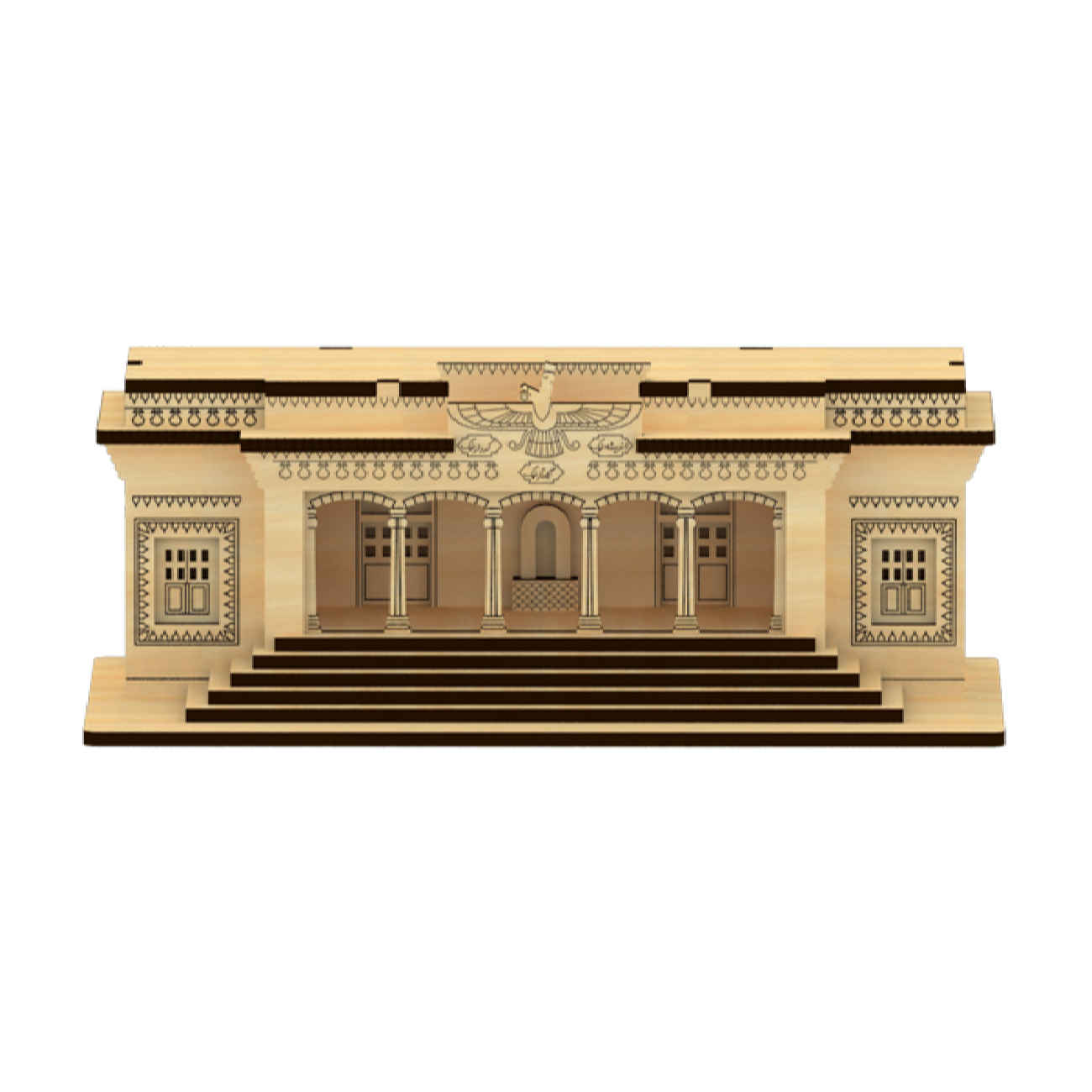 Main image of 3D木质拼图 —— 波斯火神庙模型套件