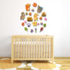 Thumbnail 2: 婴儿房木质墙贴 – 快乐动物设计