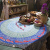 Thumbnail 5: 棉质桌布 – 波斯鱼池传统图案，4人座