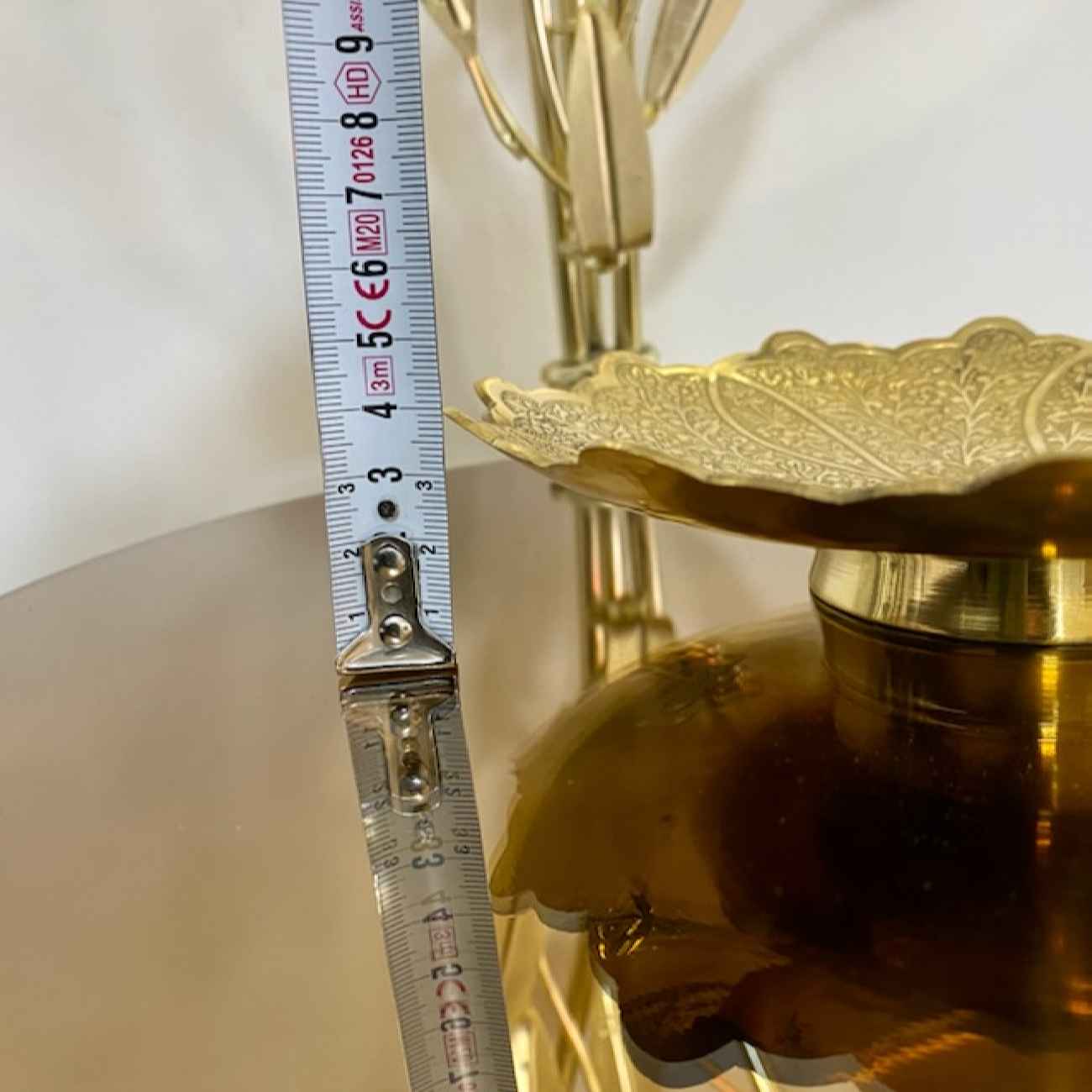 装饰黄铜盘——手工刻花工艺