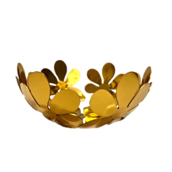 花卉设计金属餐碗 – Borna 款