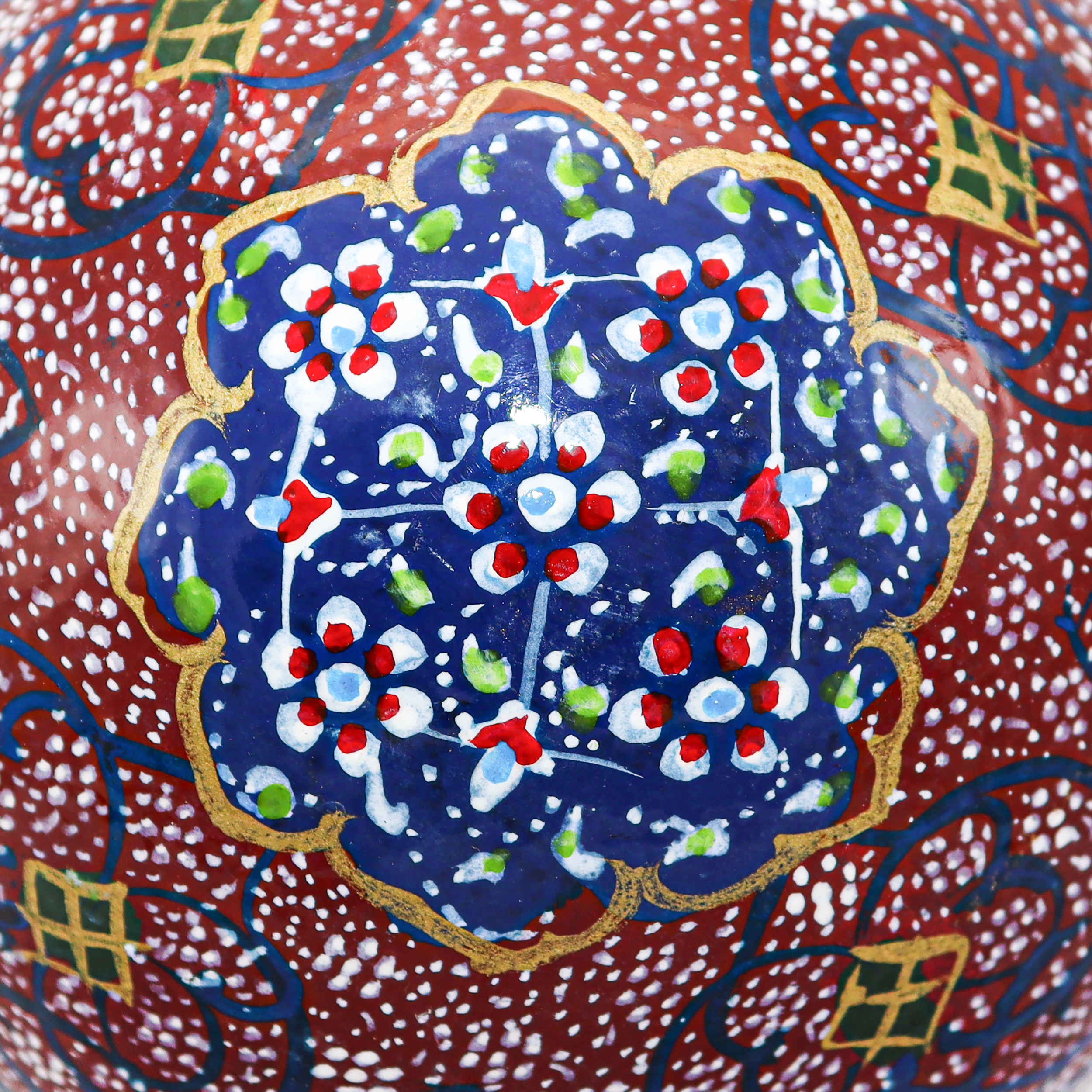 波斯手绘装饰鸵鸟蛋壳