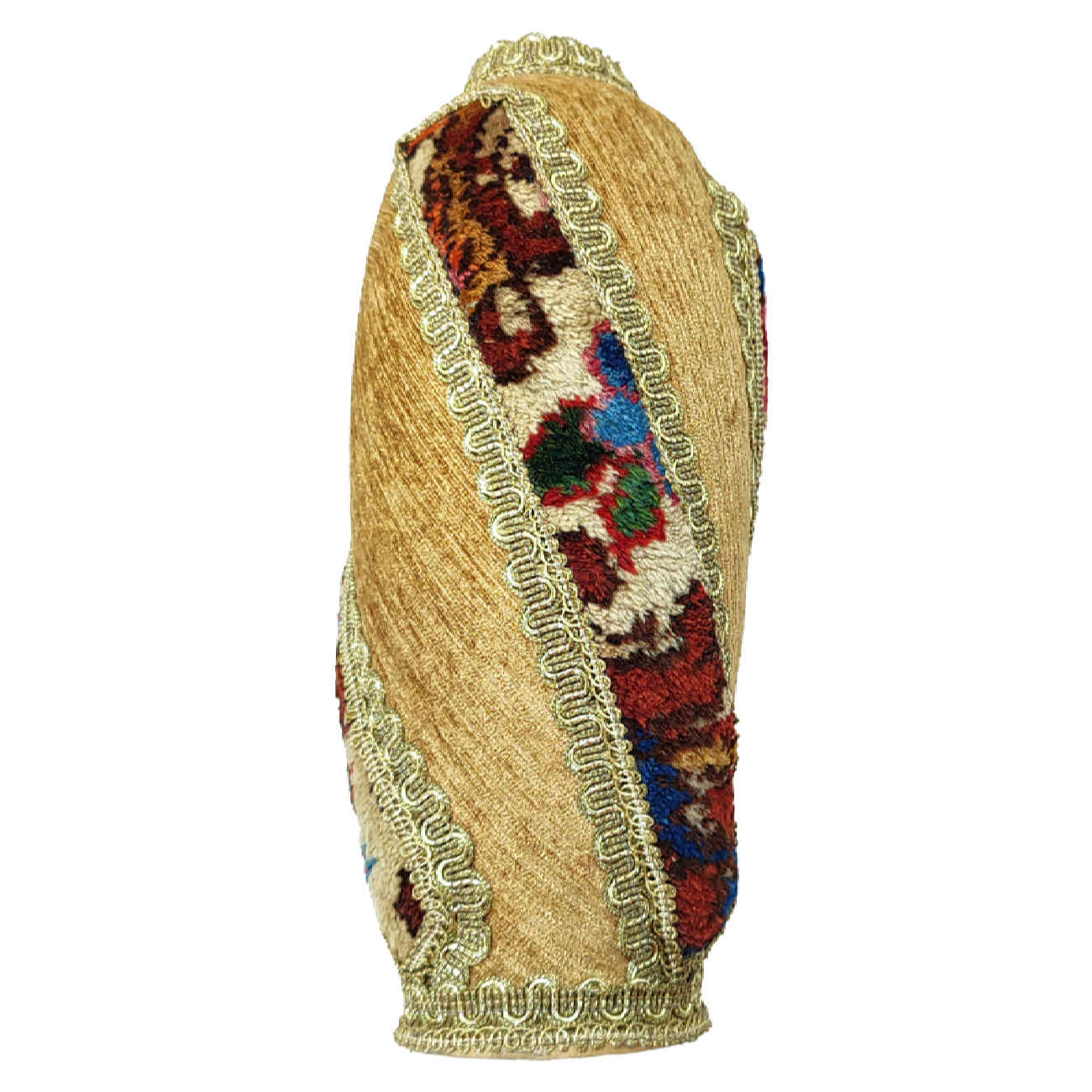 Main image of 装饰陶瓷小花瓶 – 手工波斯 Jajim 与 Kilim 地毯图案