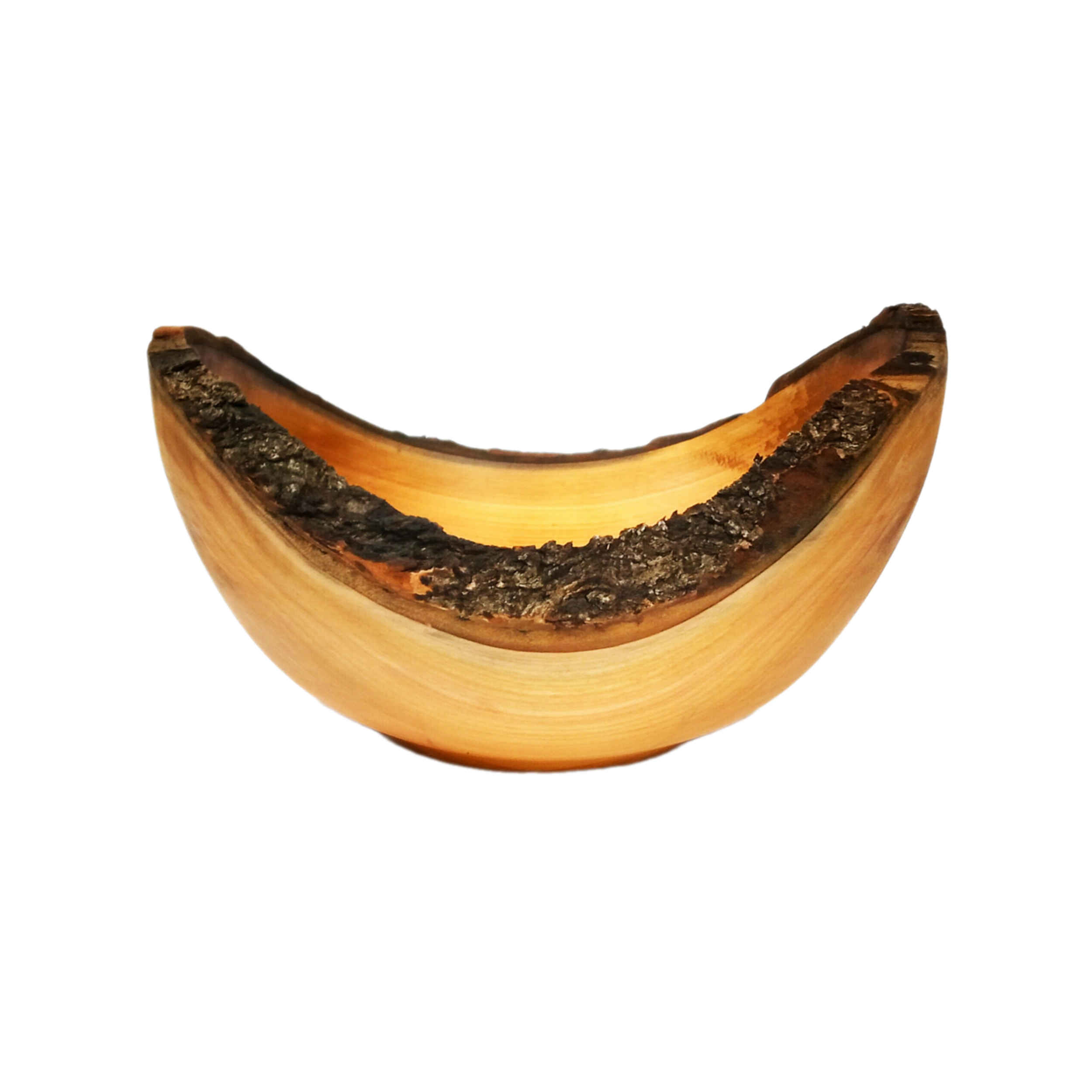 Main image of 装饰木碗 – 自然樱桃木手工