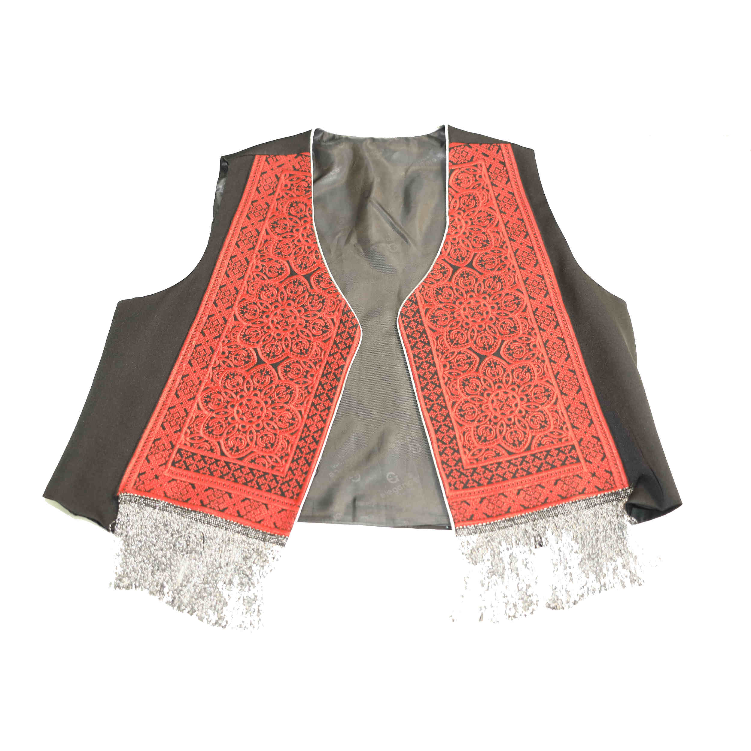 女款巴洛奇(Balochi)刺绣背心,全衬里