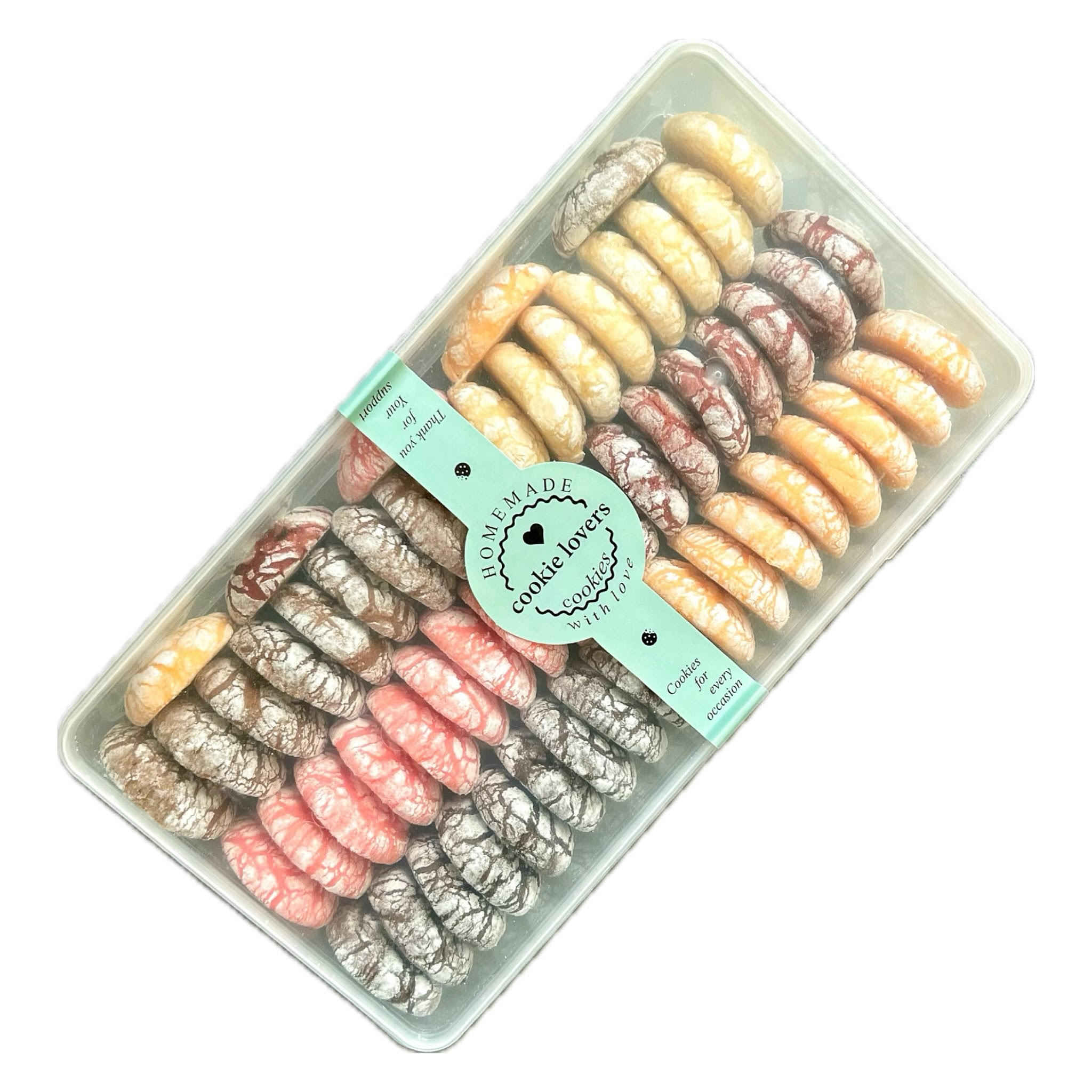 Main image of 自制裂纹饼干 720克 六种巧克力与水果口味混合