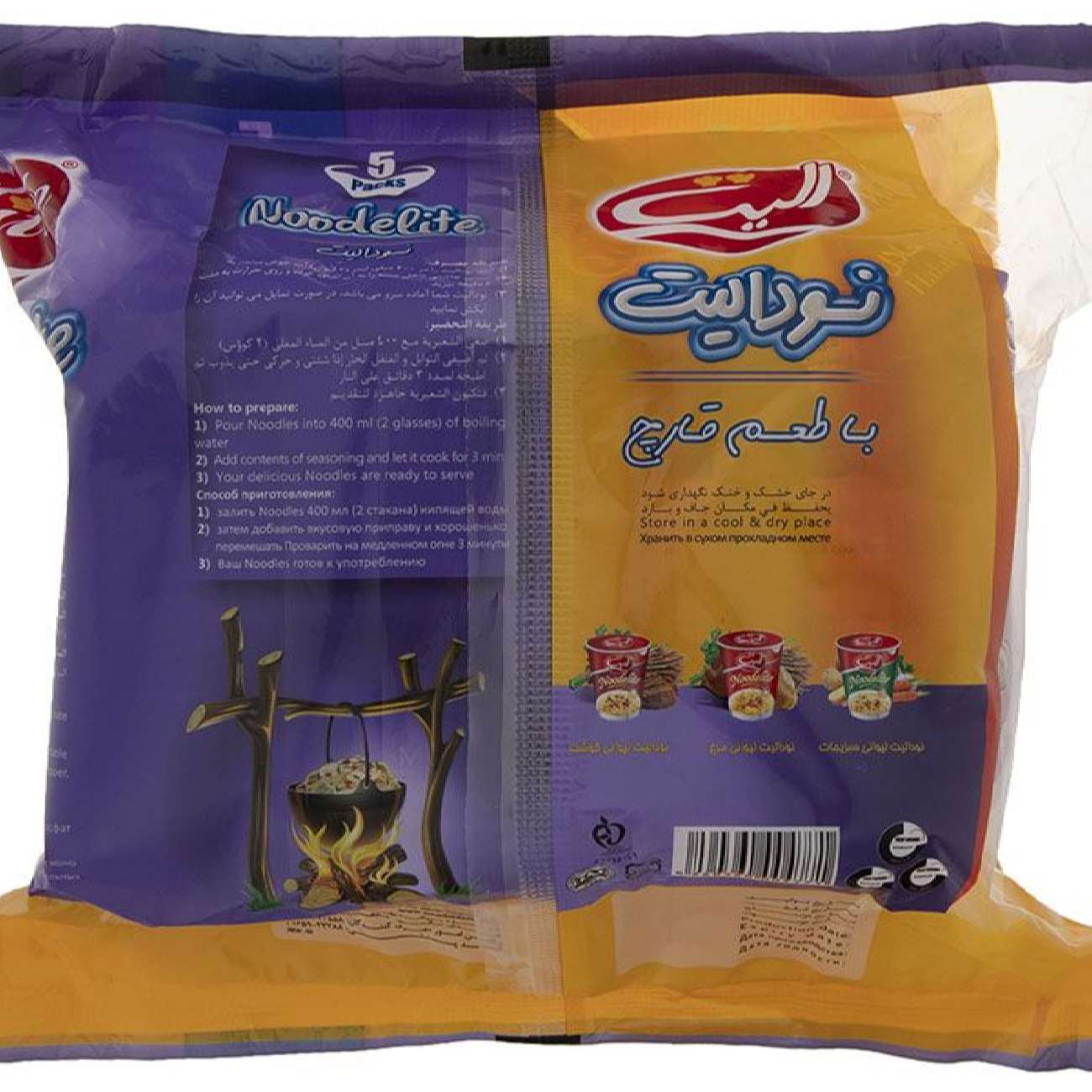 Elite Indomie速食面 – 蘑菇口味 – 375克(4包)