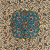 Thumbnail 3: 伊朗方桌桌布 – 伊斯法罕传统手工盖拉姆卡里印花佩斯利图案（4 座）