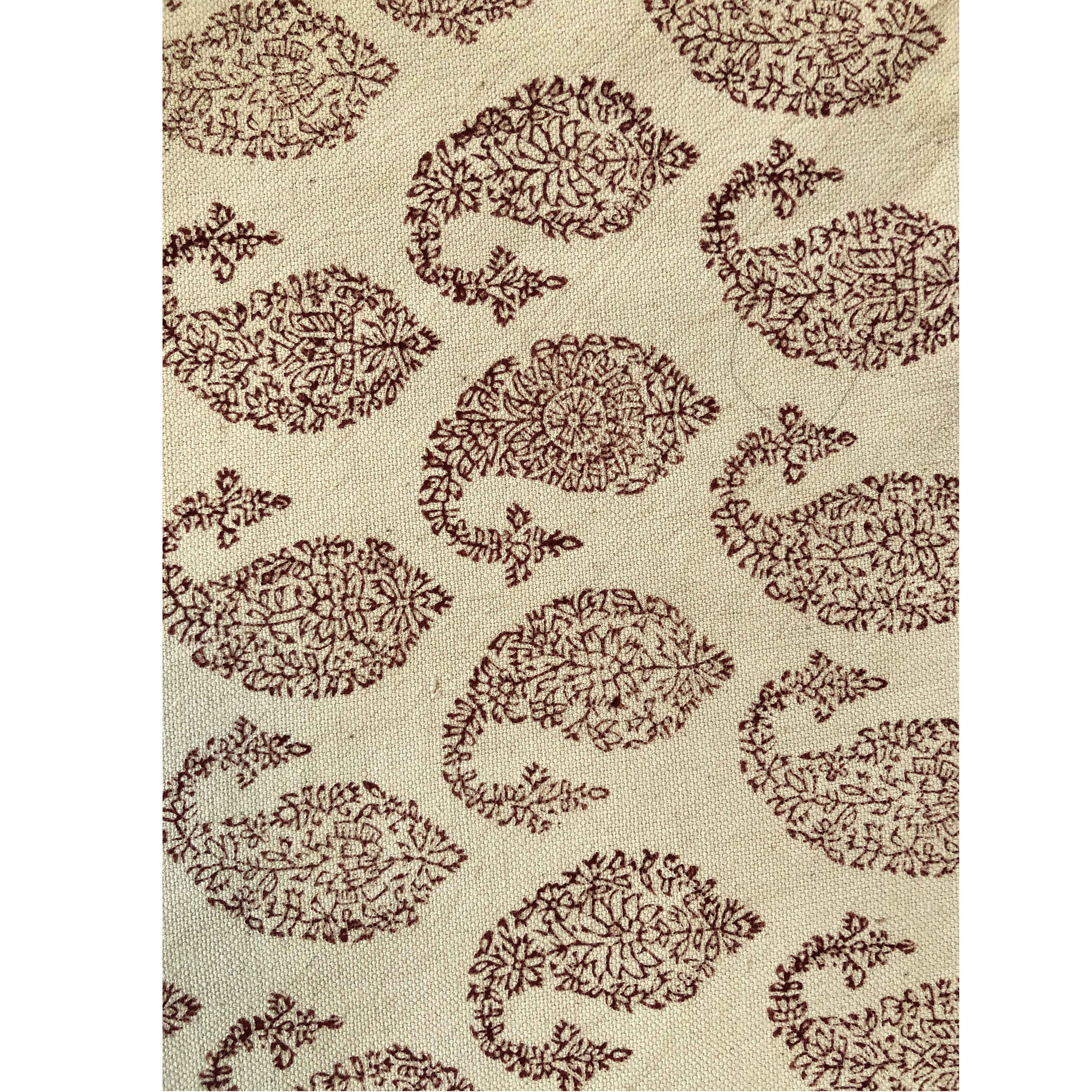 伊朗桌布 – 伊斯法罕传统木刻印Kalamkari图案