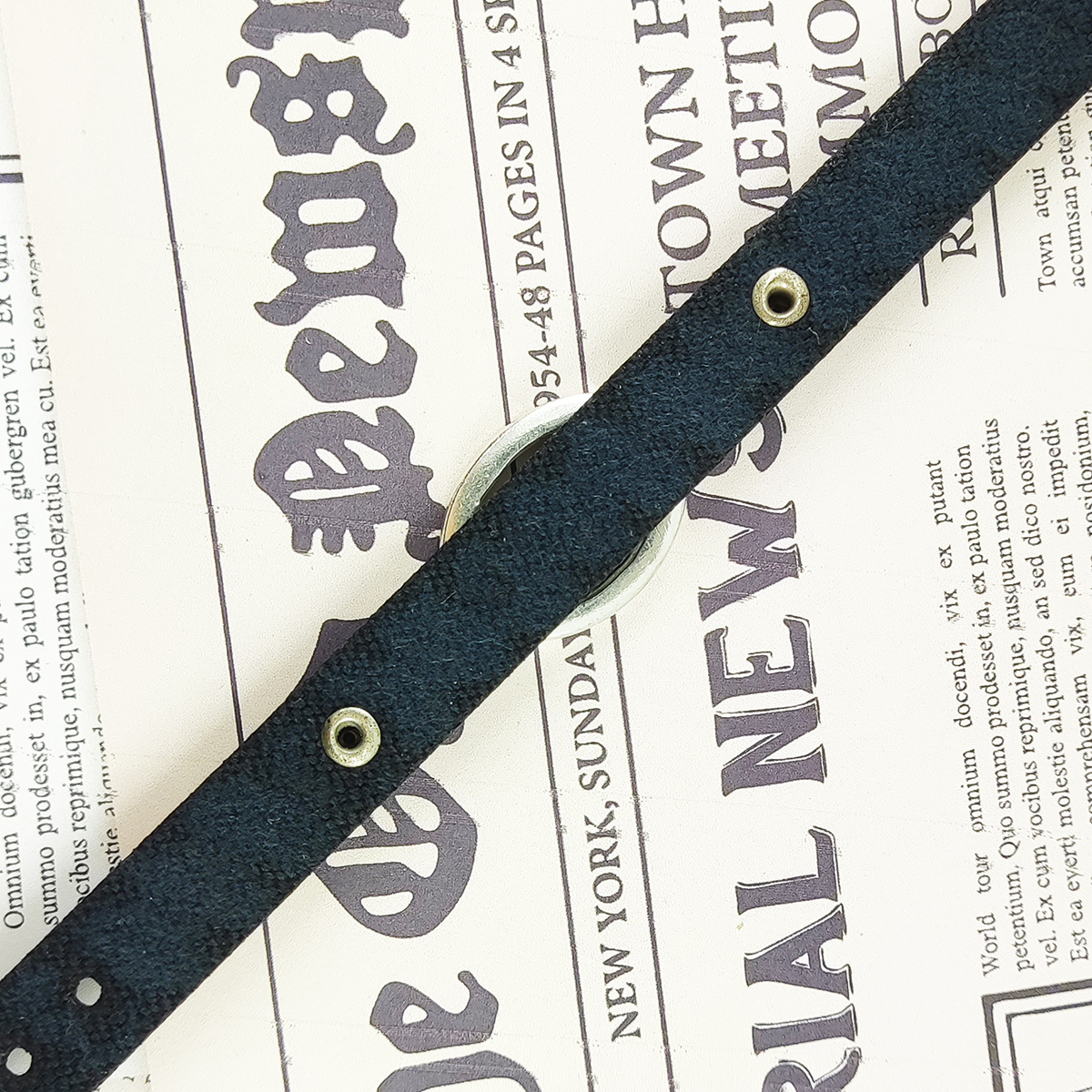 伊斯兰皮革玛瑙手链 —— 可调节，Ya Baqiyatallah书法款