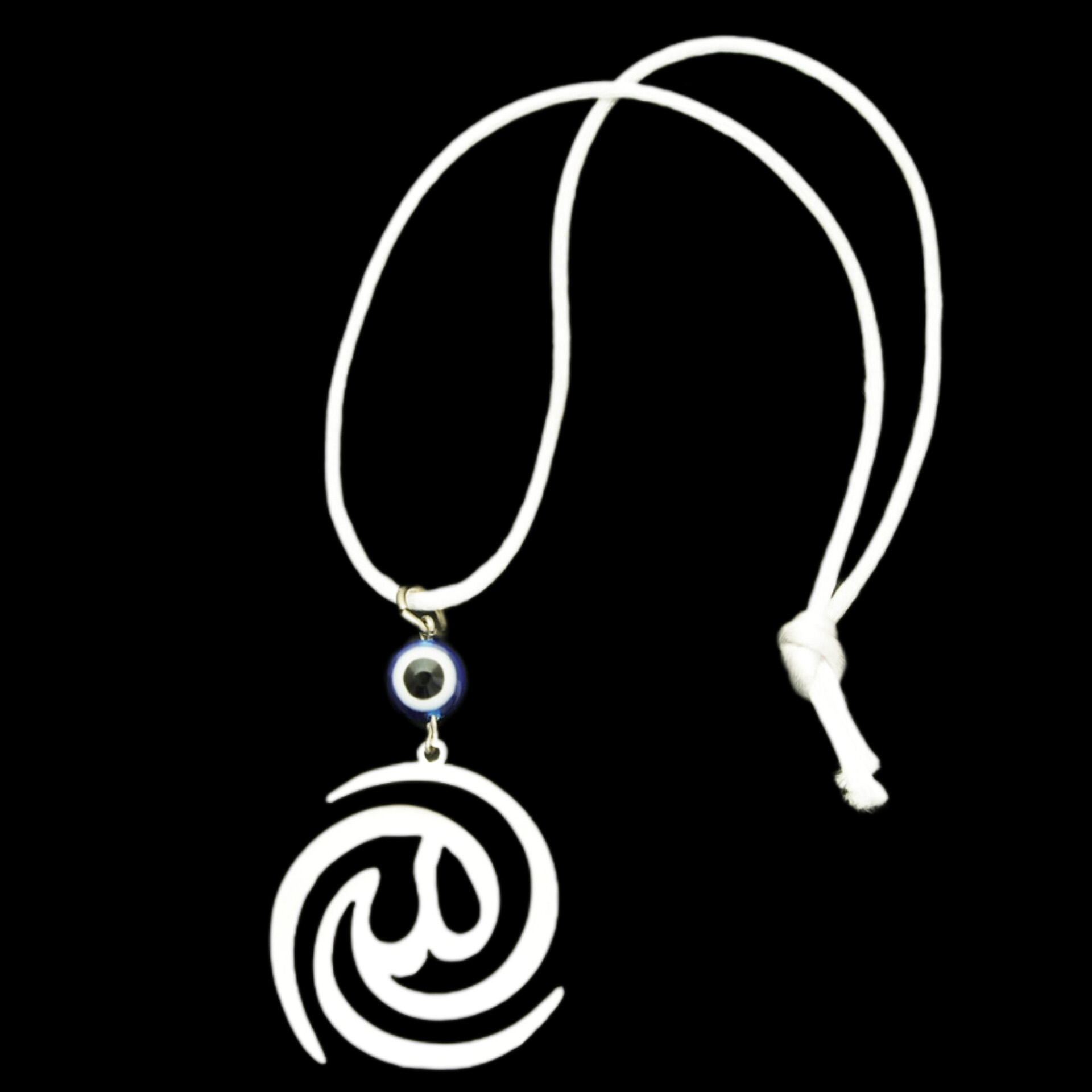 Main image of 伊斯兰汽车后视镜挂件 – 饰 Allah 书法