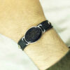 Thumbnail 2: 男士伊斯兰皮革玛瑙手链 —— Wan Yakad设计款