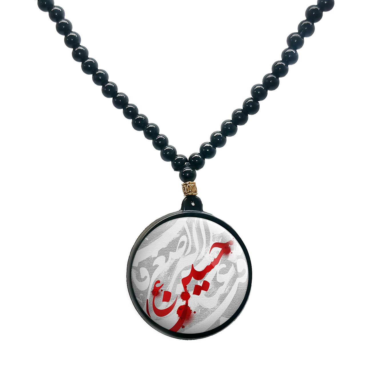 Main image of 伊斯兰双面念珠项链 —— 圆形吊坠款