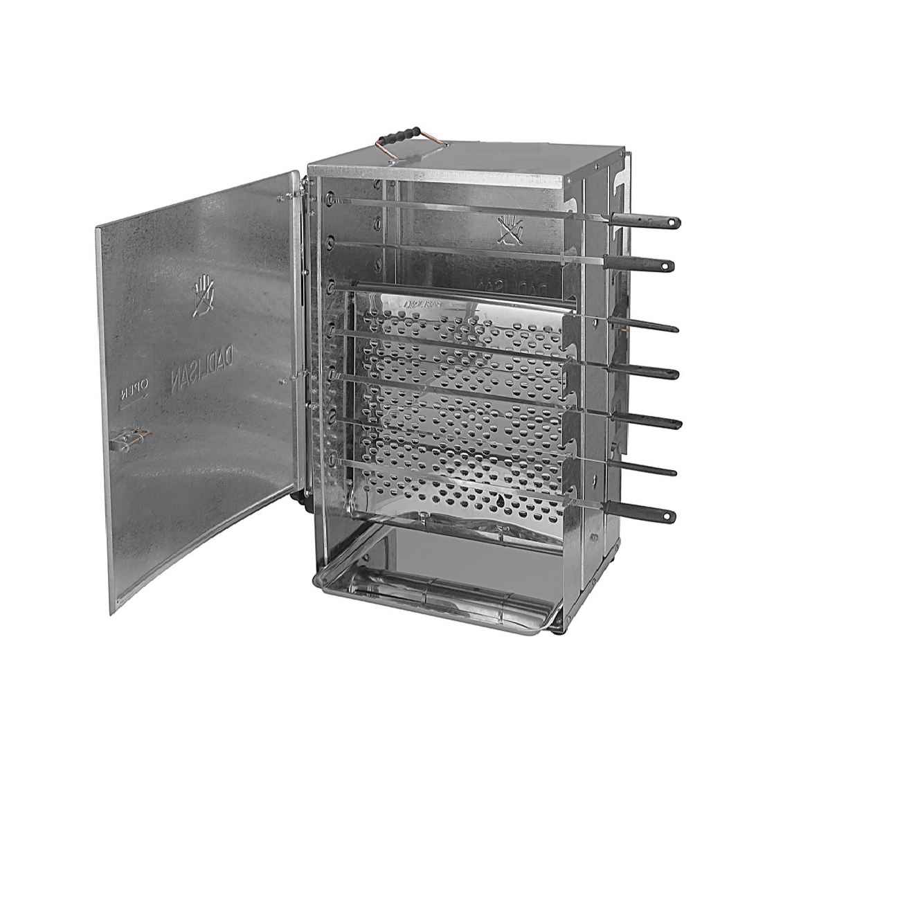 Main image of 垂直烤肉燃气烤架 – 自动旋转，14 串烧烤架